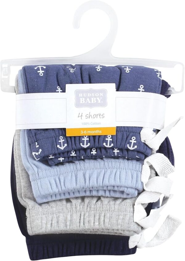 Hudson Baby Baby Shorts Bottoms 4-Pack - Image 4