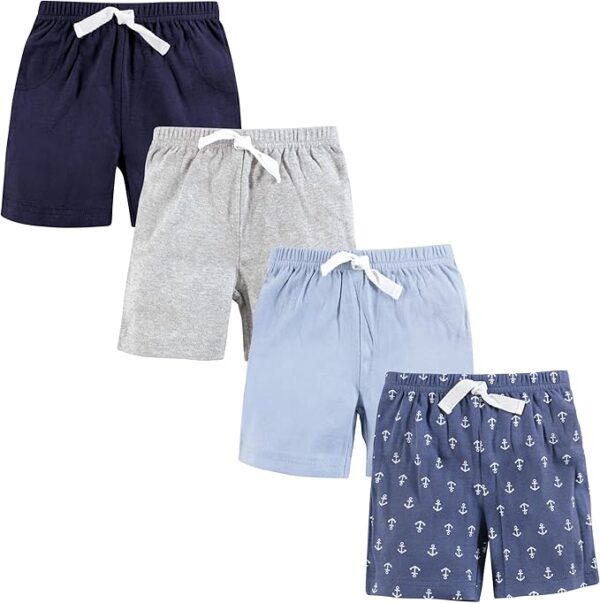 Hudson Baby Baby Shorts Bottoms 4-Pack