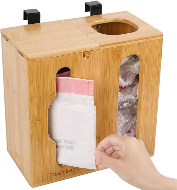 Trash Bag Dispenser & Grocery Bag Holder -2