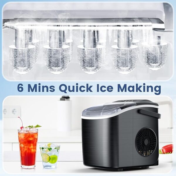 Stainless Steel Countertop Ice Maker - Image 3