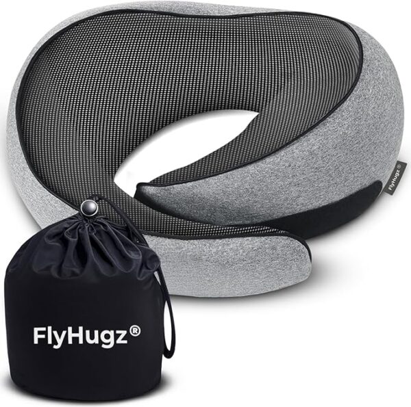 FlyHugz® Neck Travel Pillow | Memory Foam