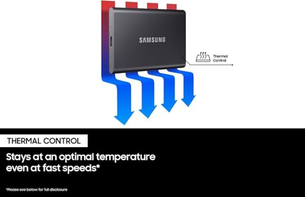 SAMSUNG T7 Portable SSD, 2TB External Solid - Image 2