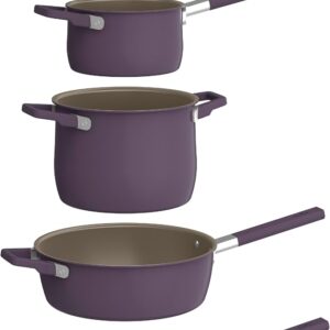 bella 9 Piece StoreMore Cookware Set, Fits