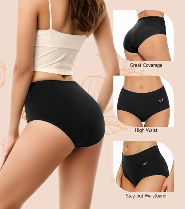 Women's Cotton Underwear High Waisted - Image 2