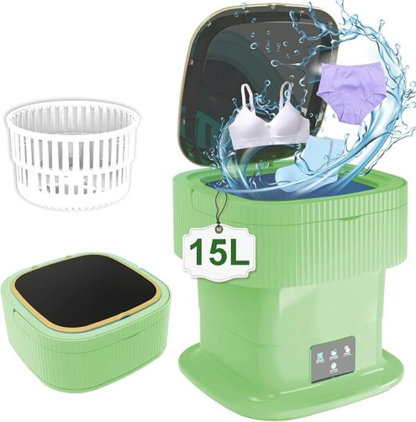 Portable Washing Machine, 15L Mini Foldable