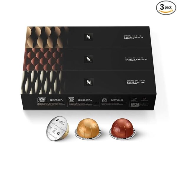 Nespresso Capsules Vertuo, Barista Flavored