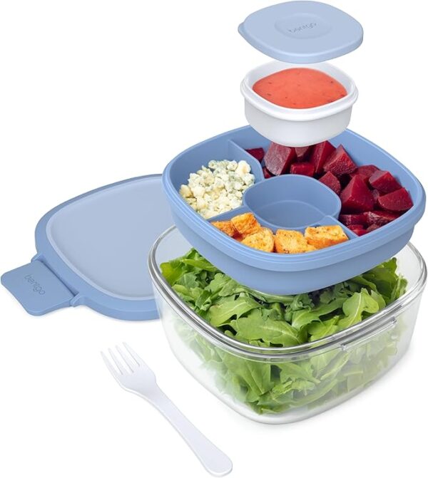 Bentgo Glass All-in-One Salad Container