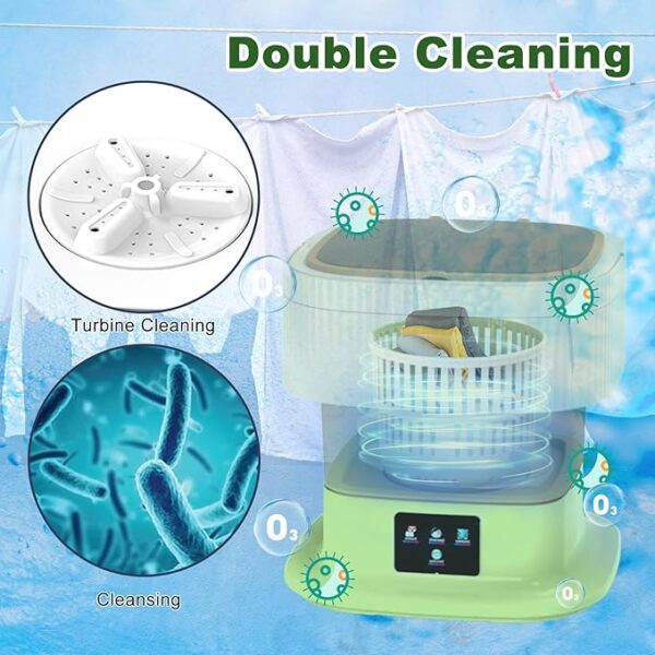 Portable Washing Machine, 15L Mini Foldable - Image 2