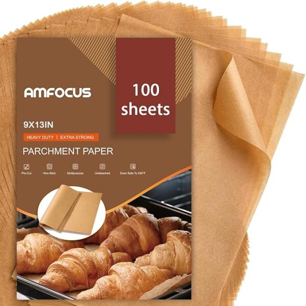 Parchment Paper Sheets, 9x13 In Non-Stick