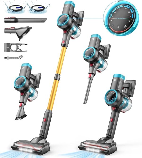 Cordless Vacuum Cleaner, 550W/45Kpa