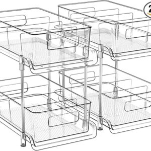 HIHEGD 2-Tier Bathroom Organizer with