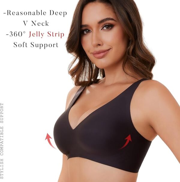 Smooth V Bras for Women No Underwire - Image 2