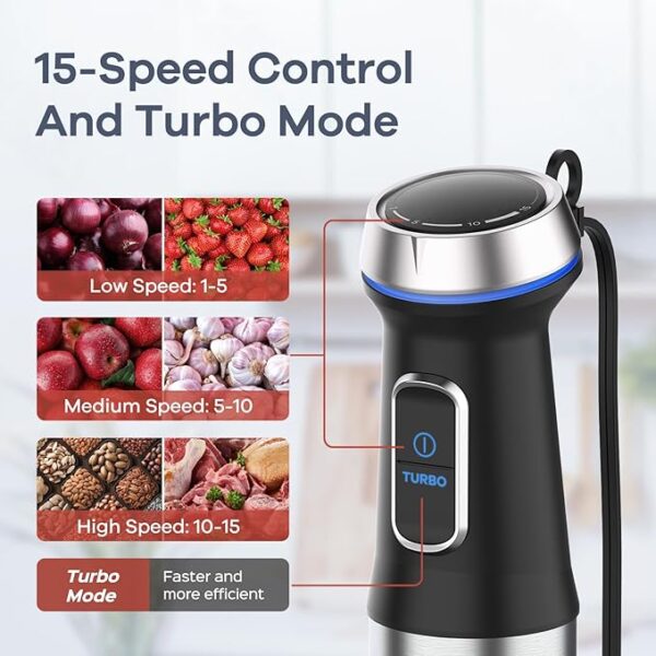 Ganiza Immersion Blender 5 in 1 Hand Blender