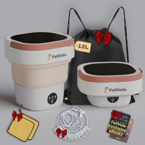 Portable Foldable Washing Machine, 12L,