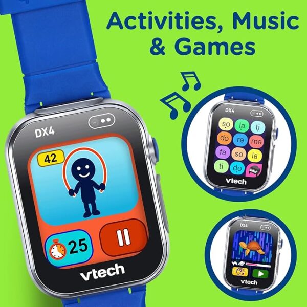 VTech KidiZoom Smartwatch DX4, Blue - Image 3