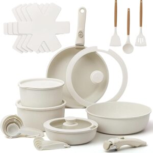 28Pcs Pots and Pans Set Non Stick, Cookware