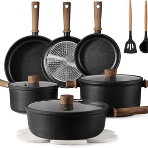 CAROTE Nonstick Pots and Pans,Cookware Set