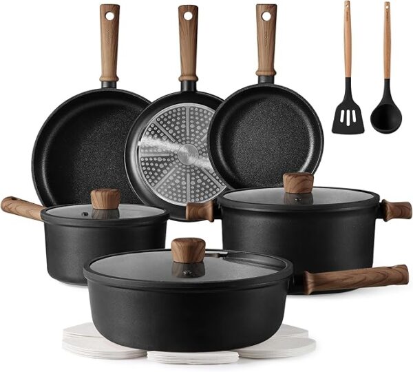 CAROTE Nonstick Pots and Pans,Cookware Set