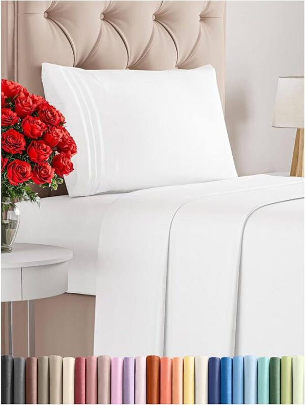 Twin Size 3 Piece Sheet Set - Comfy