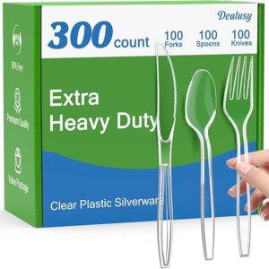 300 Count Extra Heavy Duty Clear Plastic