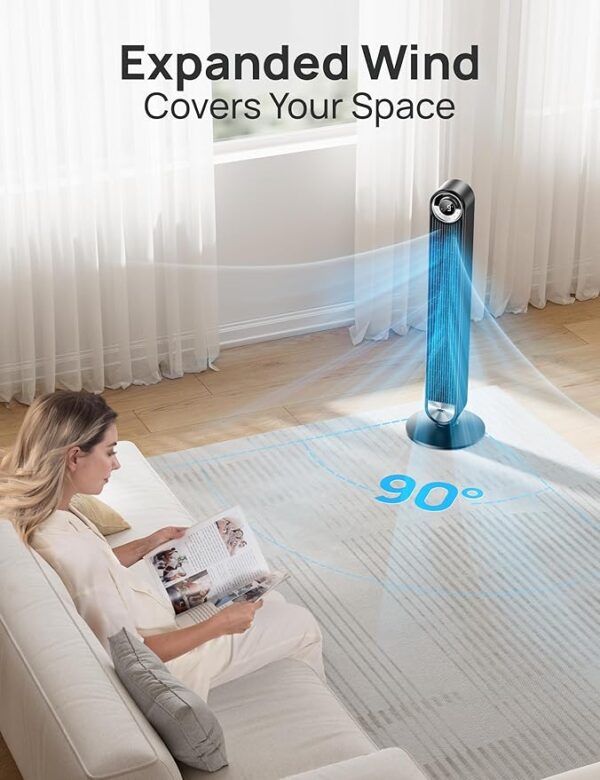 Dreo Tower Fan for Bedroom, Upgrated DC 9 - Image 2