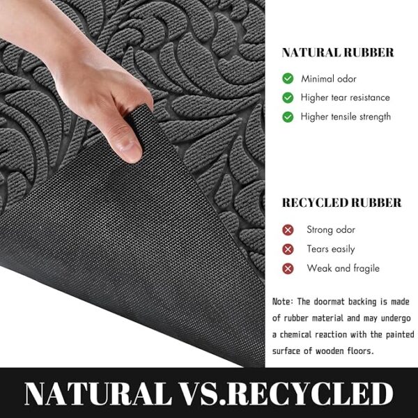 Yimobra Sturdy Door Mat, Heavy Duty Front - Image 2