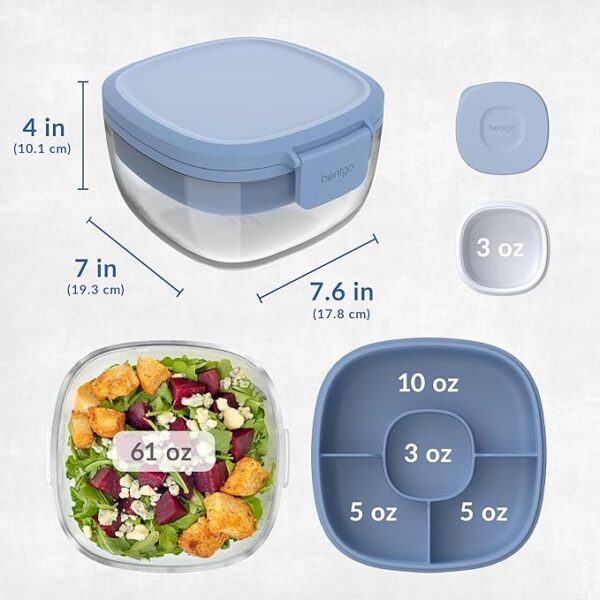 Bentgo Glass All-in-One Salad Container - Image 2