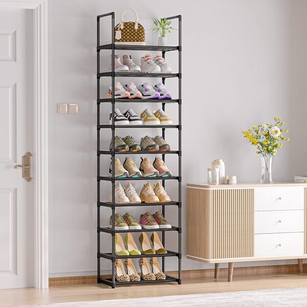 Shoe Rack, Sturdy Metal Shoe Rack - Image 2