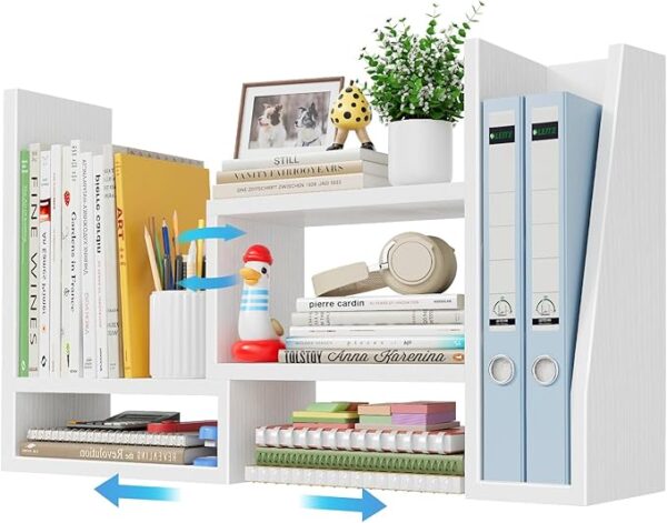 Desktop File Organizer Desk Organizer Shelf - Image 2