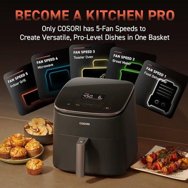 COSORI Air Fryer 9-in-1, Compact & Large - Image 2