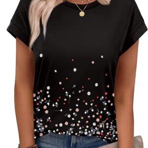 Alaroo Womens Summer Tops Short Sleeve