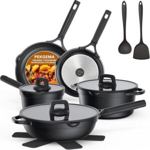 PekGema Nonstick Pots and Pans set, Non