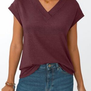 AUTOMET Womens Cap Short Sleeve T Shirts