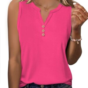 Zeagoo Womens Tank Tops 2025 Loose Button