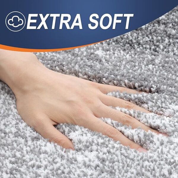 OLANLY Bathroom Rug Set 2 Piece, Soft - Image 2