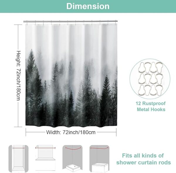 ORTIGIA Dark Green Misty Forest Shower - Image 2