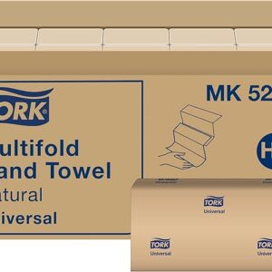Tork Multifold Hand Towel, Natural, 100%