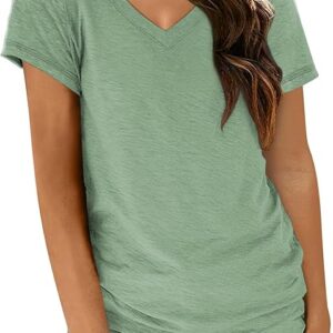 AUTOMET T-Shirts Short Sleeve V Neck Tees