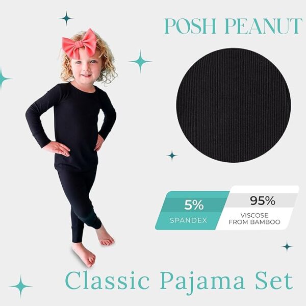 Posh Peanut Girls Pajamas - Soft, Viscose from Bamboo - Image 2