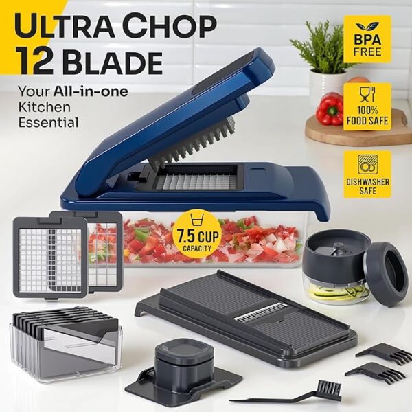 UltraChop All-in-One Vegetable Chopper, Veggie Food Chopper