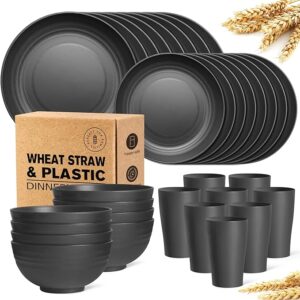 Teivio 32-Piece Kitchen Plastic Wheat Straw