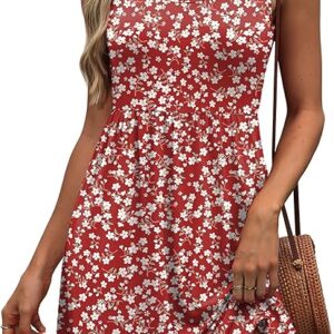 WIHOLL Women's Summer Dress 2025 A-Line Sleeveless