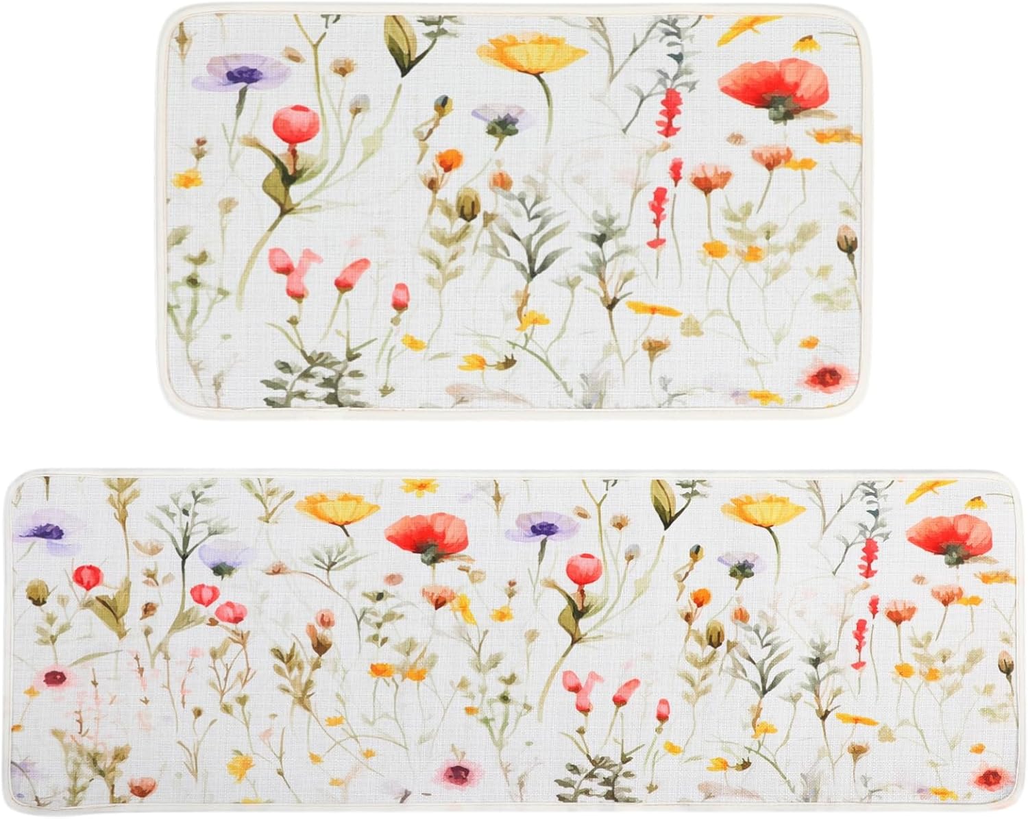 Limited Time Deal 41% Off $9.99 Tinideya Kitchen Mats Set